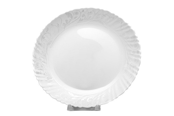 Изображение товара Тарелка Утренний Барокко 19 см керамическая для микроволновки