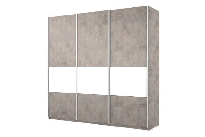 Изображение товара Шкаф-купе 3-дверный Magnus 240х230 см белый глянец