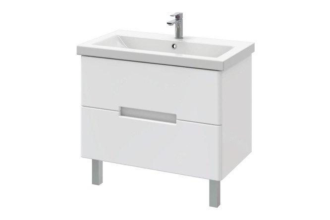 Изображение товара Тумба напольная Sanstar Ориана 65.8 см с раковиной белый цвет