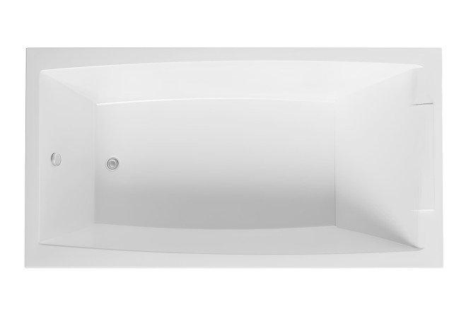 Изображение товара Ванна Marka One Aelita 180x80 см белая из акрила и стеклоровинга