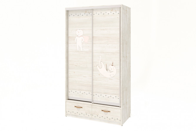 Изображение товара Двухдверный шкаф-купе Марвин 122.6х224.9х60 см для удобного хранения