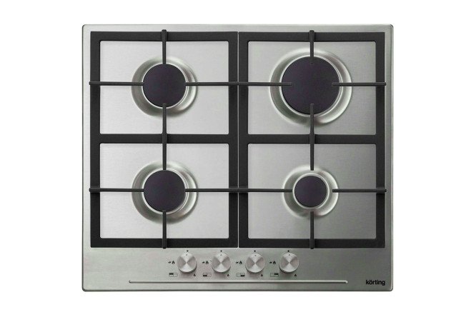 Изображение товара Газовая панель KORTING HG 665 59 см с 4 конфорками и безопасностью