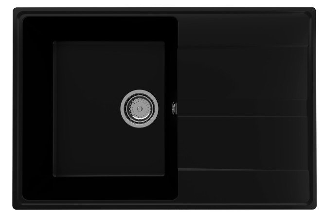 Изображение товара Мойка ULGRAN Quartz Prima 750-07 с крылом 50х75х20 см кварцевый композит