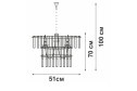 Люстра VITALUCE V5151-0/6+3+1 30 кв.м., 52.5х84х52.5 см, E14