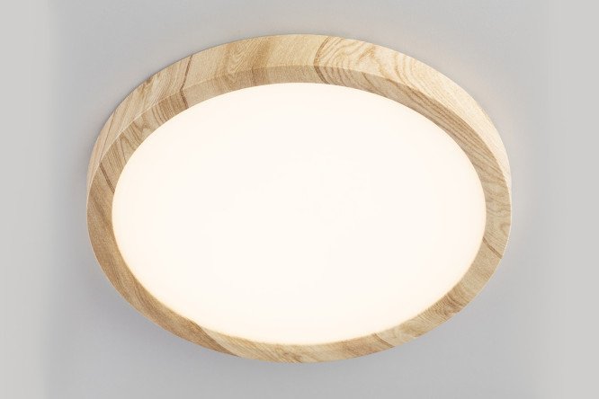 Светильник накладной LED CITILUX Бейсик 9 кв.м, 23x2.5x23 см, LED