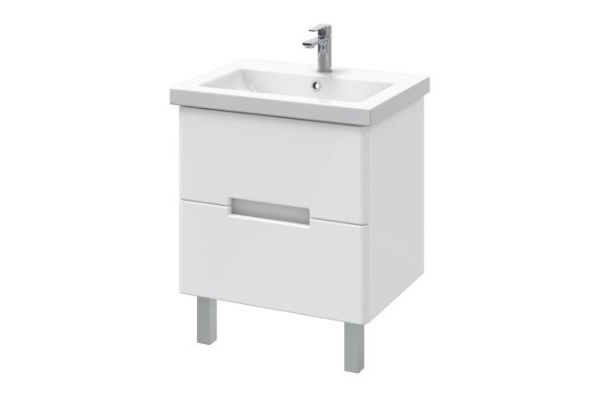 Изображение товара Тумба напольная Sanstar Ориана 368.1-1.4.1.ККОМ 46.6 см, цвет каркаса белый, фасада белый