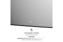 Зеркало с LED-подсветкой DEFESTO Aura DF 2969S 70х100 см