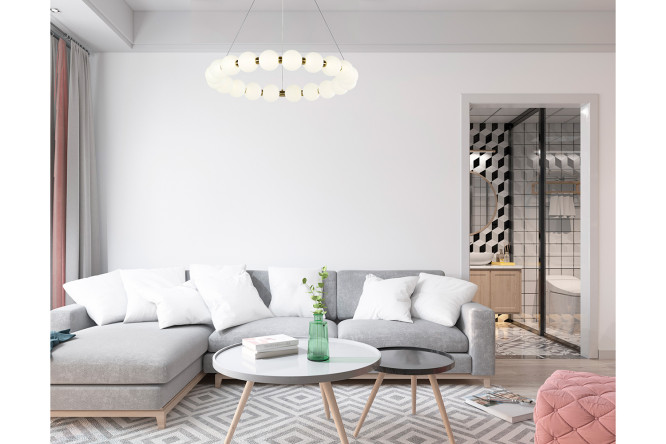 Люстра подвесная FAVOURITE Gubbare 17.9 кв.м., LED, 62 см
