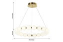 Люстра подвесная FAVOURITE Gubbare 17.9 кв.м., LED, 62 см