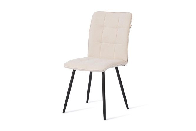 Изображение товара Обеденный стул Bari 46х89х55 см ткань флок металлические ножки