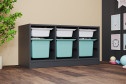 Стеллаж Альфа 98,2х51х44 см, с контейнерами