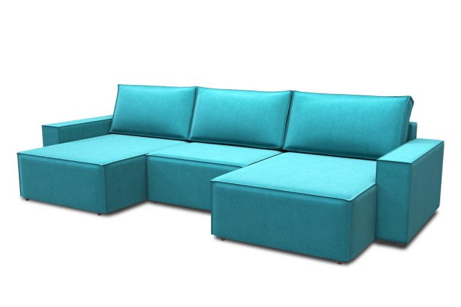 Изображение товара П-образный диван-кровать Пегас с механизмом пантограф, размеры 350x95x165 см