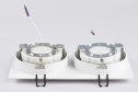 Светильник встраиваемый AMBRELLA LIGHT Techno Spot 1 м², 11.5x2.3x22 см, GX53