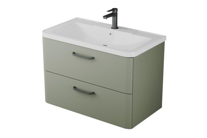 Изображение товара Тумба Tibr 80 58024 77.9 см, цвет каркаса оливковый, фасада оливковый