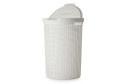 Корзина для белья Eco Style с крышкой 46 л, Полипропилен