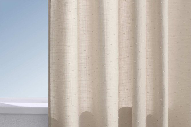 Изображение товара Штора HOFF Граттаж 200х300 см, 1 шт., цвет бежевый