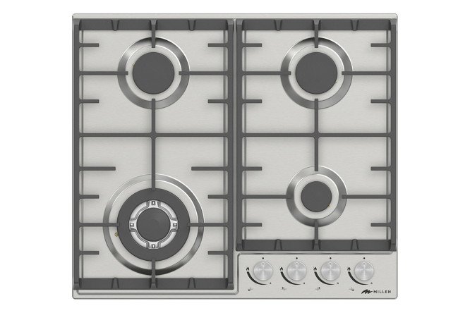Изображение товара Газовая варочная панель MILLEN Mgh 602 ix 58 см 4 зоны нагрева