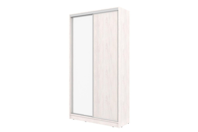 Изображение товара Шкаф купе 2 дверный Home с зеркалом размер 123,2х229,5х45 см