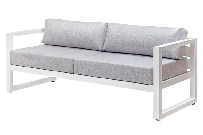 Изображение товара Уличной диван Capri 190x77x75. 5 см белый - комфорт и стиль для улицы