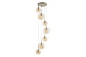 арматуры: бронзовый, плафонов/абажуров: шампань