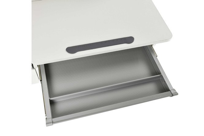 Фото 7 Комплект мебели парта FunDesk Pensare Grey и кресло с подлокотниками Cubby Arnica Grey