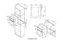 Газовый духовой шкаф KORTING OGG 771 59.5х59.6х58.5 см