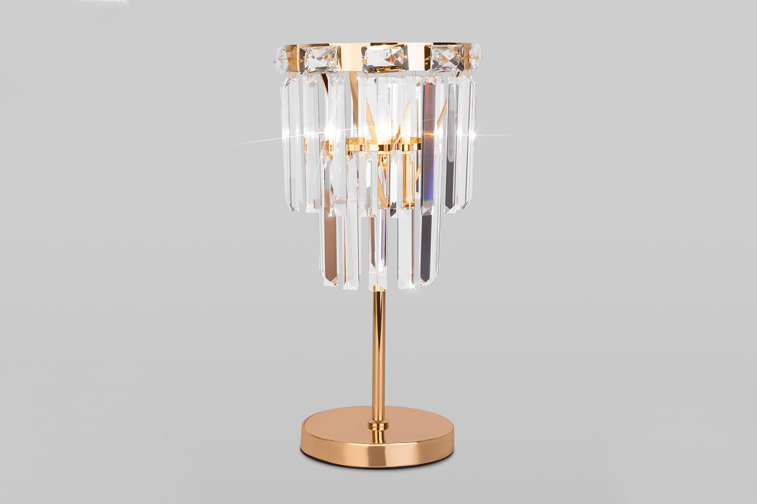 Светильник настольный с выключателем EUROSVET Elegante E14, 20x45x20 см