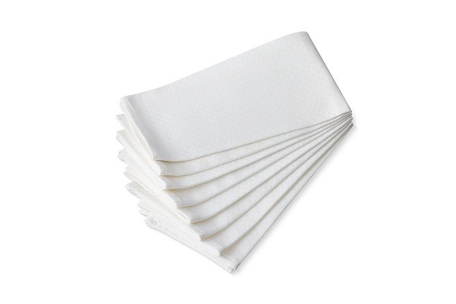 Изображение товара Набор салфеток HOFF Blanco из 100 хлопка, 4 шт. белого цвета