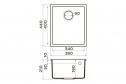 Мойка врезная OMOIKIRI Bosen 38-U-WH 4993160, белый 38х44х20 см