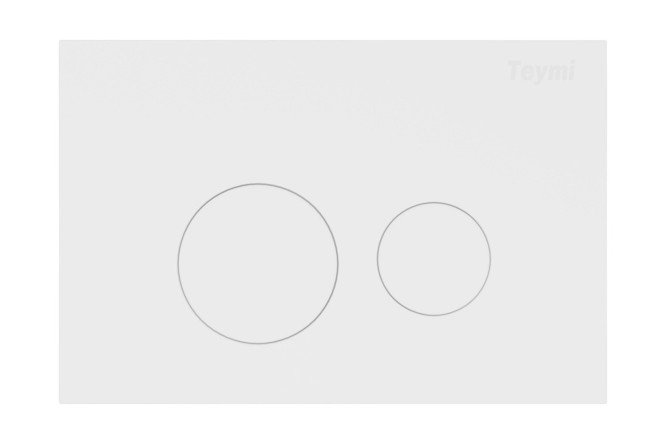 Изображение товара Клавиша с двойным смывом TEYMI Lina T70019WM для инсталляции