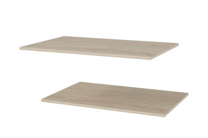 Изображение товара Комплект полок Оскар из ЛДСП 86,8х1,6х38,4 см 2 шт современный дизайн