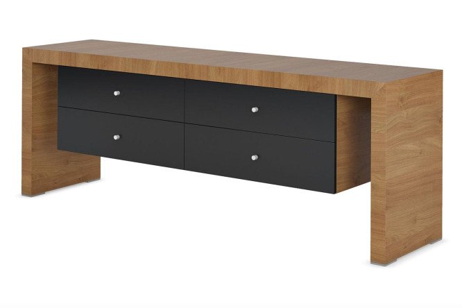 Изображение товара Греденция KYU DM 182x75x50 см из ЛДСП цвет дуб кендал