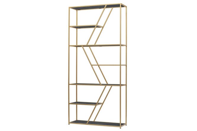 Изображение товара Стеллаж Arnetta стильный каркас из стали и керамики 90x192x30 см