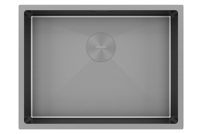 Изображение товара Мойка врезная PAULMARK Next 58 UNI PM215844-MG 58х44х20 см