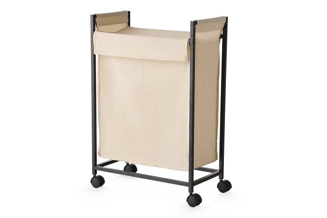 Изображение товара Корзина для белья HOFF Otto с крышкой 70 л - металл