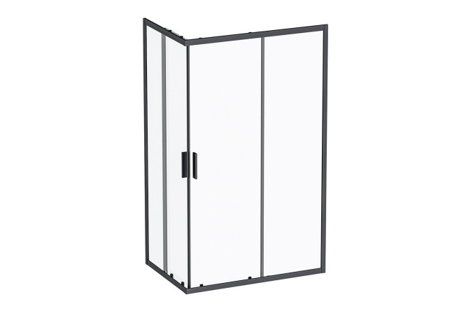 Изображение товара Душевое ограждение без поддона AM.PM Gem S W93G-404-120280-BT раздвижное стекло алюминий