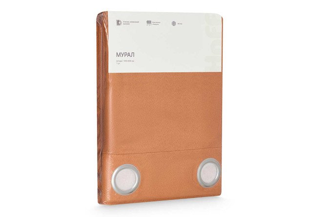 Фото 10 Штора HOFF Мурал 145х300 см, 1 шт., цвет охра