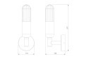 Светильник садово-парковый LED ELEKTROSTANDARD Isida Планка, 6 Вт, LED