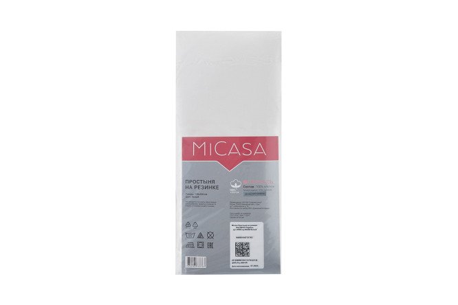 Простыня на резинке MICASA HFMS Перкаль 140х200 см