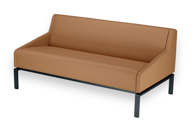 Изображение товара Диван 2-местный Нео рыжий 140х66х75 см