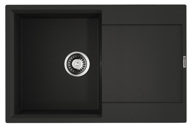 Изображение товара Врезная кухонная мойка OMOIKIRI Daisen 78T-BL из tetogranit, 78х51х23 см