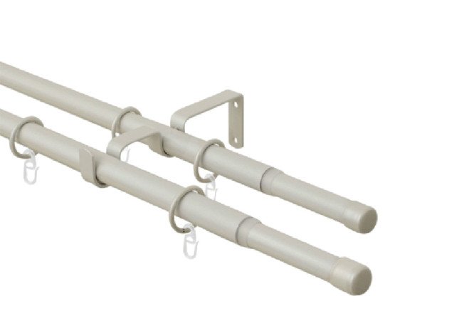 Изображение товара Карниз-телескоп двойной ARTTEX 56 592 раздвижной 160-300 см