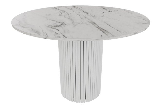 Изображение товара Стол GENGLASS Trubis wood с трубчатым подстольем 110х75х110 см