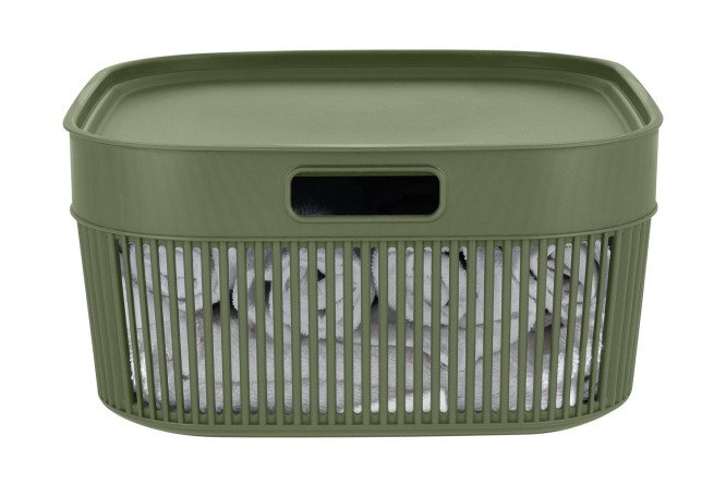 Корзина с крышкой Струна 28.8x14.5x29.6 см, 9.5 л