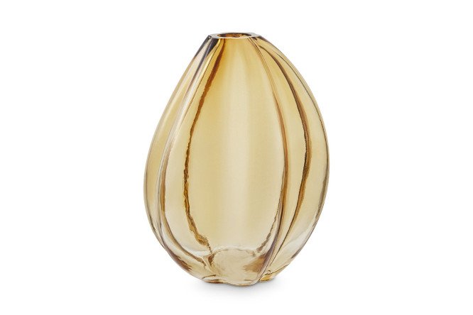 Изображение товара Ваза H1911 из стекла коричневого цвета 20 см