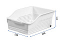 Контейнер хозяйственный Лофт на 2 колёсах 21x12.5x30.5 см