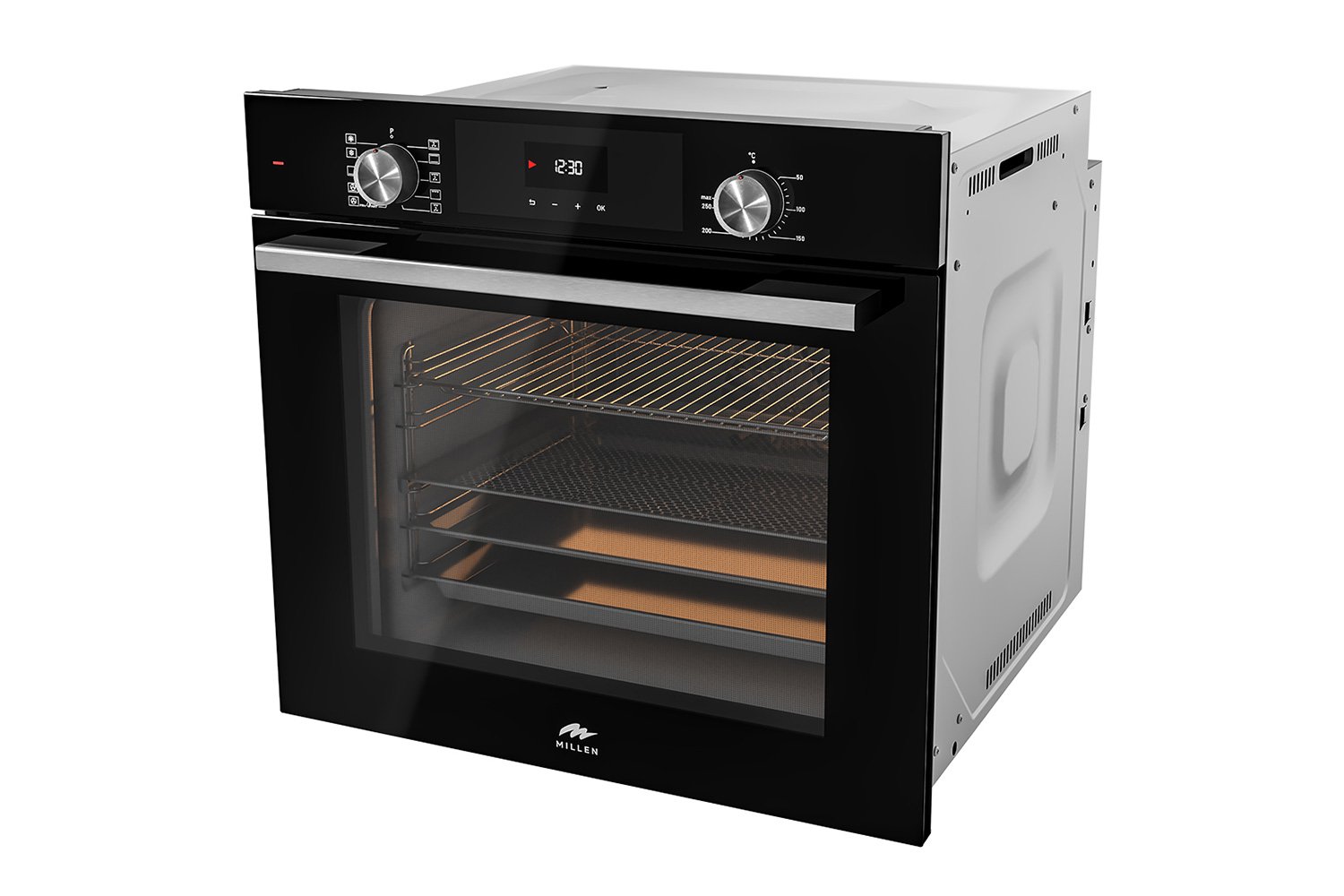 Электрический духовой шкаф MILLEN Meo 6004 BL 59.5х59.5х53 см