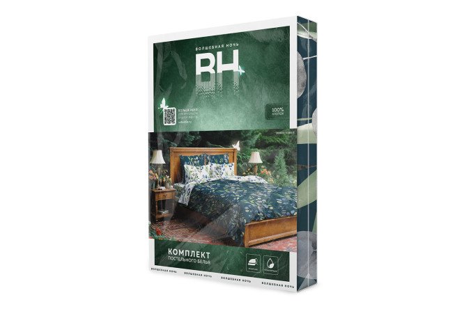 Фото 8 Комплект постельного белья Rainy Garden 148х215 см, 1,5 спальный
