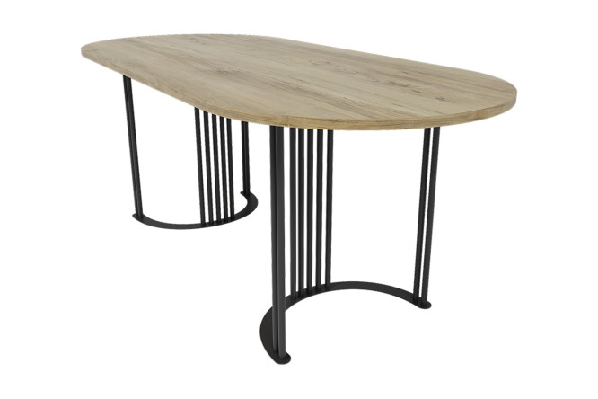 Изображение товара Стол GENGLASS Violur 180х75х90 см из ЛДСП с нагрузкой до 35 кг