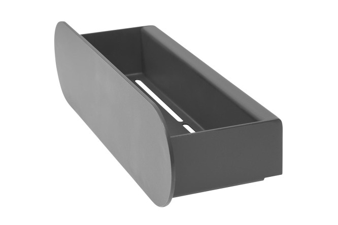 Изображение товара Полка для ванной Omega 30x10x8 см металлическая чёрная